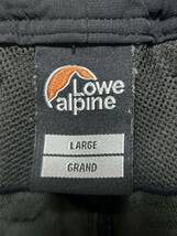 メンズ【Lowe alpine★ロウアルパイン】パンツ・ストレッチ・膝下・裾ドローコードあり・ブラック・Lサイズ_画像9