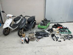 福井Prefecture　引取　発送不可　Honda　Dio　AF34 2 vehicle 部品取り ジャンク Wheels　engine　AF34 