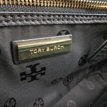 送料無料 美品 トリーバーチ TORY BURCH ハンドバッグ ショルダーバッグ 2WAY レザー 黒 ブラック レディース_画像10