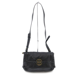 送料無料 超美品 トリーバーチ TORY BURCH ショルダーバッグ クラッチバッグ レザー 3WAY 黒 レディース