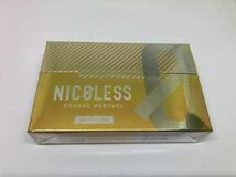 No.② 送料無料 NICOLESS ニコレス オレンジメンソール 6箱 120本 茶葉 ヒートスティック ニコチンなし 減煙 加熱式たばこ ニコチンレス_画像4