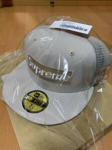 【7 1/2】Supreme 23SS Box Logo Mesh Back New Era Stone　シュプリーム ニューエラ ボックスロゴ