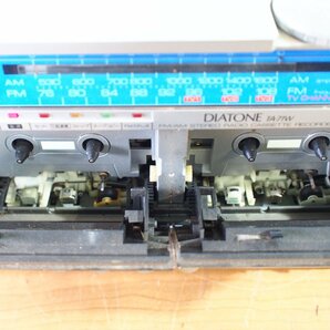 ☆【1T0412-23】 DIATONE ダイヤトーン TA-71W 100V ステレオラジオカセット FM/AM ジャンクの画像5