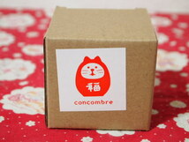 SALE　福猫だるま箸置き　紅　DECOLE concombre_画像6