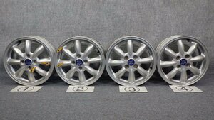 114 Daihatsu original aluminium wheel MINILITE 15 -inch 4 hole PCD100 4.5J 4 pcs set for 1 vehicle 