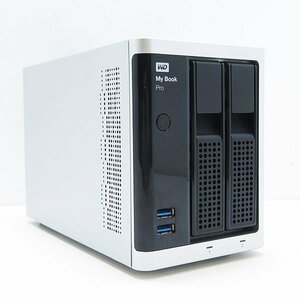 10000円スタート〇WESTERN DIGITAL My Book Pro 【WDBDTB0060JSL-00/HDD6TB(3TB x 2))ウエスタンデジタル】