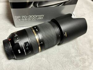 タムロンSP70-300mm F/4-5.6Di VC USD A005 キヤノンEFマウントcanonデジタル一眼交換レンズキャノンTAMRONズームレンズ