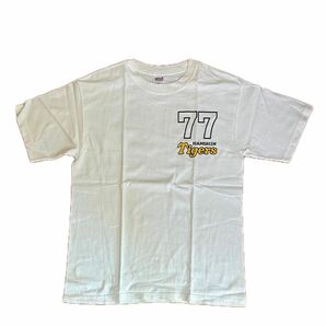 星野仙一 Tシャツ 野球 プロ野球 阪神タイガース 2003年 優勝 記念 Tシャツ 綿100% HANHIN 77 1001