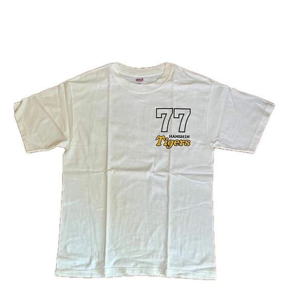 星野仙一 Tシャツ 野球 プロ野球 阪神タイガース 2003年 優勝 記念 Tシャツ 綿100% HANHIN 77 1001