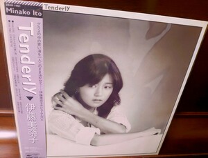 美品!帯付き!伊藤美奈子　tenderly インサート付き!アナログ!松任谷正隆　荒井由実