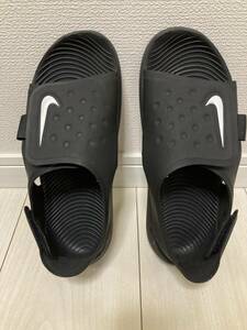 22.0cm★ナイキ サンレイ アジャスト 5 GS PS サンダル Nike Sunray Adjust 5 AJ9076-001 Kids キッズ 黒 ブラック