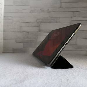 (薄型 軽量) iPad min5/mini4 共用 ブラック レザー スマートケース の画像3