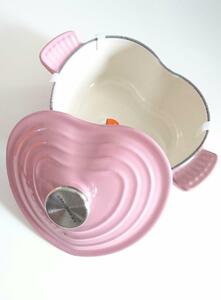 新品　ルクルーゼ プチココット ダムール　ハート　16センチ　Rose　ローズ　Le Creuset　ル・クルーゼ