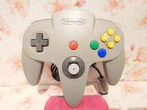 【☆簡易動作チェック済み】 NINTENDO 64 ニンテンドー64 コントローラー コントローラーブロス クリアパープル　グレー　2台セット_画像6