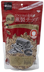 ロゴス（LOGOS）特選薫製チップ300g リンゴ 燻製 くん製 熱燻 温燻 薫製料理 スモーク 原木 キャンプ アウトドア 81066203 4981325455347