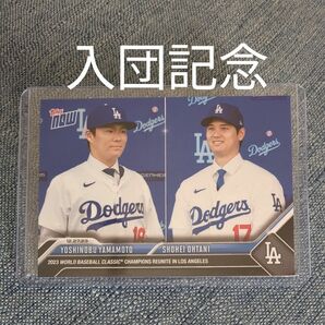 大谷翔平 山本由伸 ドジャース 入団会見 TOPPS