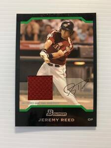 ★ジェレミー・リード【Jeremy Reed】GAME USED JERSEY ジャージ　エンゼルスで打撃コーチ