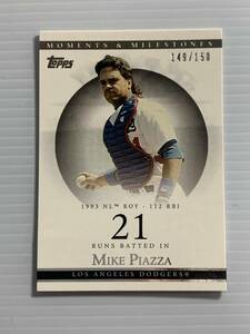 ★野球殿堂★マイク・ピアッツァ【Mike Piazza】通算2127安打・427本塁打　シリアル149/150