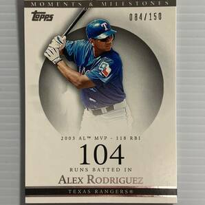 ★アレックス・ロドリゲス【Alex Rodriguez】シリアル084/150 A-Rod 3115安打・696本塁打・329盗塁の画像1