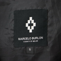 MARCELO BURLON マルセロバーロン スネークプリントダウンジャケット ブラック 1545708_画像5