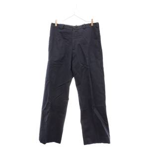 MARNI マルニ 22AW Virgin wool twill pants ウールツイルスラックスロングパンツ PUMU0188U1 ネイビー