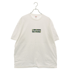 SUPREME シュプリーム 23AW Box Logo Tee カモフラ ボックスロゴ 半袖Tシャツ ホワイト
