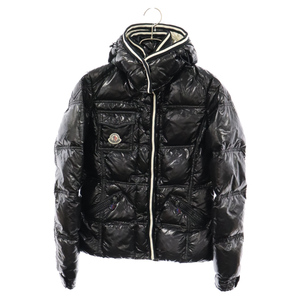 MONCLER モンクレール QUINCY クインシー フード ナイロン ダウンジャケット ブラック レディース 45300