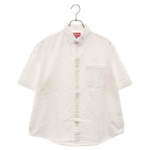 SUPREME シュプリーム 23SS Loose Fit S/S Oxford Shirt ルーズフィット オックスフォード 半袖シャツ ホワイト