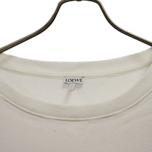 LOEWE ロエベ Bicolour long sleeve T-shir H526341XAK アームドッキング長袖Tシャツ シルク/コットン ホワイト/ブラック レディース_画像4