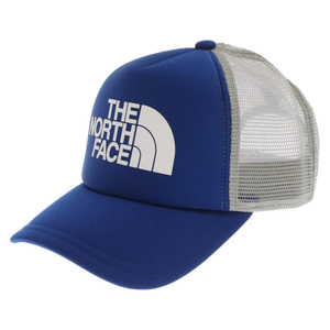 THE NORTH FACE ザノースフェイス LOGO MESH CAP ロゴプリント メッシュキャップ NN01452 ブルー