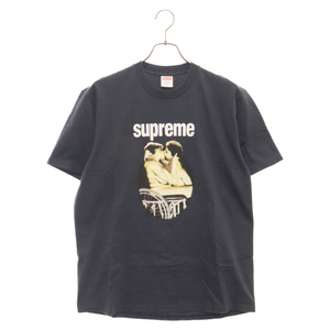 SUPREME シュプリーム 23SS Kiss Tee プリント半袖Tシャツ ネイビー