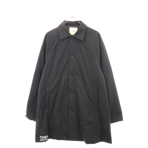 FIDES フィデス SOUTIEN COLLAR COAT ステン ロング カラー コート ブラック