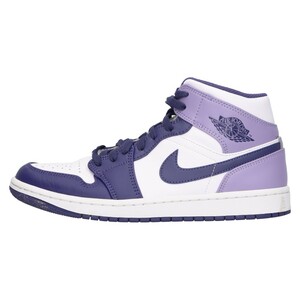 NIKE ナイキ AIR JORDAN 1 MID SKY J PURPLE エアジョーダン1 ミッドカットスニーカー スカイパープル US7.5/25.5cm DQ8426-515