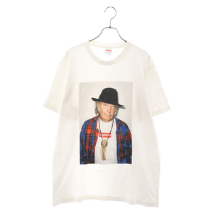 SUPREME シュプリーム 15SS Neil Young Tee ニールヤングフォトプリントクルーネック半袖カットソー 半袖Tシャツ ホワイト