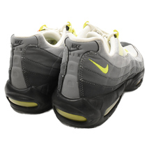 NIKE ナイキ AIR MAX 95 OG NEON YELLOW CT1689‐001 エアマックス95 ローカットスニーカー グレー/イエロー US10/28cm_画像4