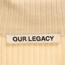 OUR LEGACY アワーレガシィー RETREAT SHIRT リトリート コットンニット 長袖シャツ アイボリー M4216RSIR_画像3