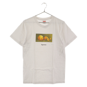 SUPREME シュプリーム 15AW Peel Tee オレンジピールプリント半袖Tシャツ ホワイト