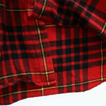 SUPREME シュプリーム 16AW Tartan Plaid Flannel Shirt タータンチェック ボタン長袖シャツ レッド_画像6