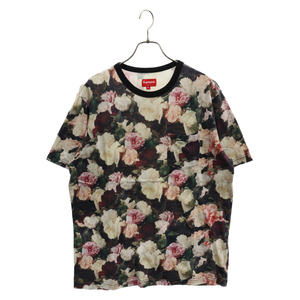 SUPREME シュプリーム 13SS Power Corruption Lies Pocket Tee 権力の美学 花柄ポケットクルーネック半袖Tシャツ マルチカラー