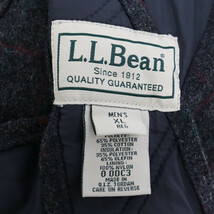 L.L.Bean エルエルビーン 90S ウール チェック フロントポケット オーバーオール グレー 0 DDC3_画像6
