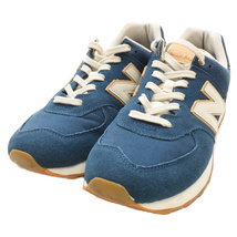 New Balance ニューバランス スエード ローカットスニーカー ブルー US10.5/28.5cm ML574OUB_画像3