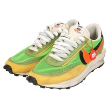 NIKE ナイキ×sacai サカイ LD WAFFLE ワッフル ローカットスニーカー グリーン/イエロー US10/28cm BV0073-300_画像3