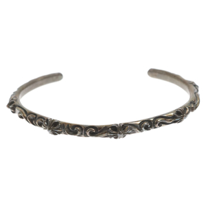 CHROME HEARTS クロムハーツ BANGLE SCROLL/スクロールバンド シルバーブレスレット バングル