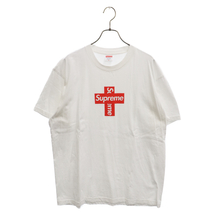SUPREME シュプリーム 20AW Cross Box Logo Tee クロスボックスロゴTシャツ カットソー 半袖Tシャツ ホワイト_画像1
