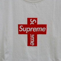 SUPREME シュプリーム 20AW Cross Box Logo Tee クロスボックスロゴTシャツ カットソー 半袖Tシャツ ホワイト_画像4