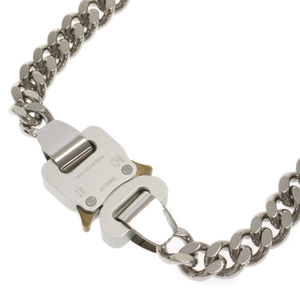 1017 ALYX 9SM アリクス Buckle Necklace バックル ネックレス シルバー GRY0002