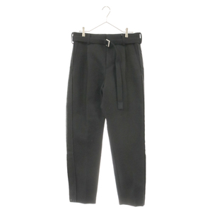 Sacai サカイ 22AW Wool Melton Pants ウールメルトンパンツ 22-02886M ブラック