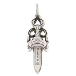 CHROME HEARTS クロムハーツ DOUBLE DAGGER ダブルダガー ペンダント ネックレストップ シルバー