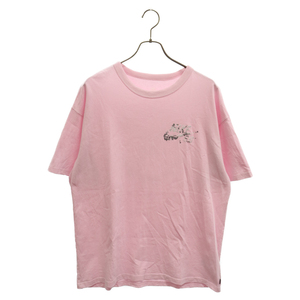 ナイキエスビー AS U M90 SUST YUTO TEE 堀米雄斗 スケートボード ロゴプリント クルーネック カットソー 半袖Tシャツ ピンク FQ3722-663