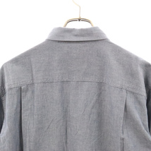 CARHARTT カーハート Chambray Long Sleeve Shirt 104368-499 ロゴパッチ ロングスリーブシャツ インディゴ_画像3